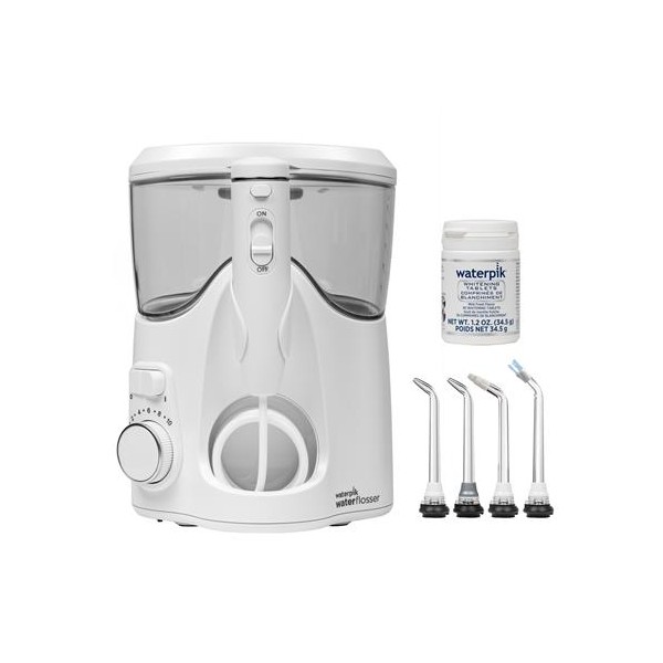 Zawartość zestawu Irygatora wybielającego waterpik wf-06